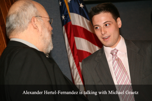 Alexander Hertel-Fernandez is talking with Michael Graetz