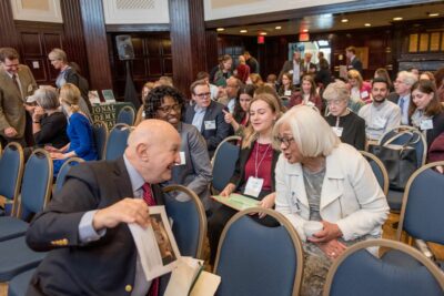 Members interact at conference